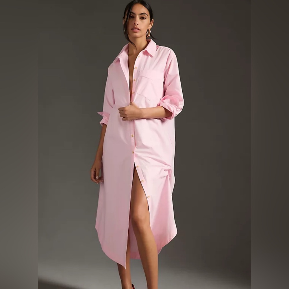 The Soren Long sleeve shirt dress by Maeve